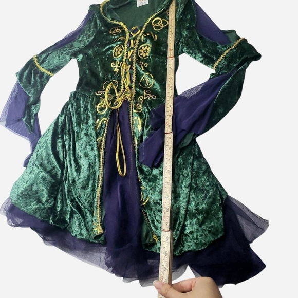 Spirit Disney Hocus Pocus Costume Kids Girl Medium Winifred Sanderson Sisters - Picture 3 of 8